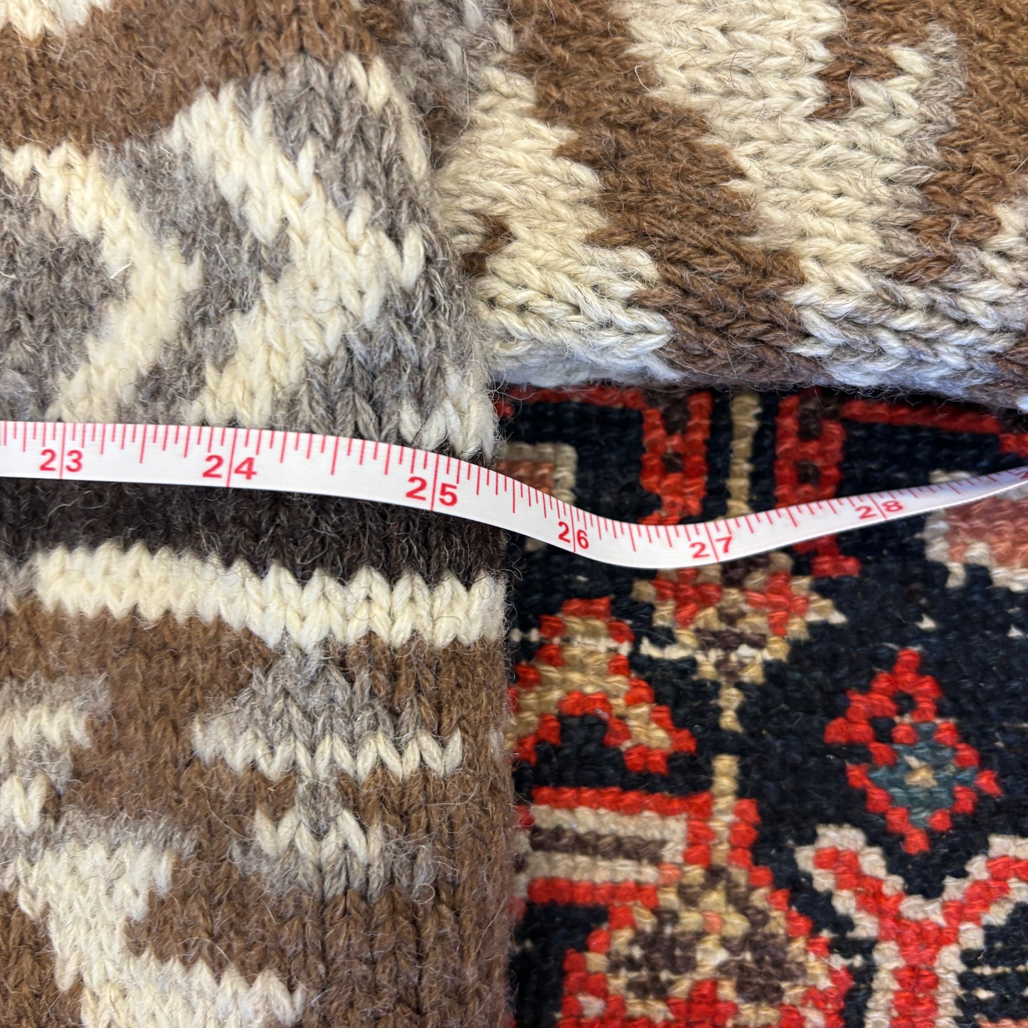 Vintage Lauren Ralph Lauren Southwestern Wool Knit Coat