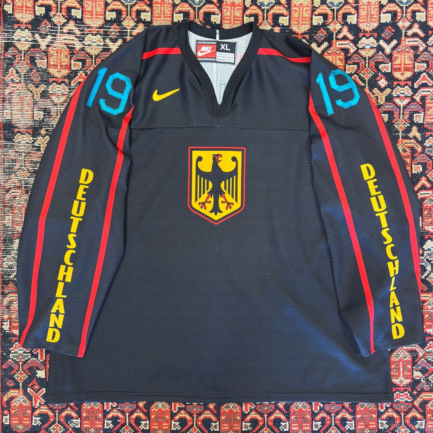1990s Nike Germany Marco Sturm Hockey Jersey