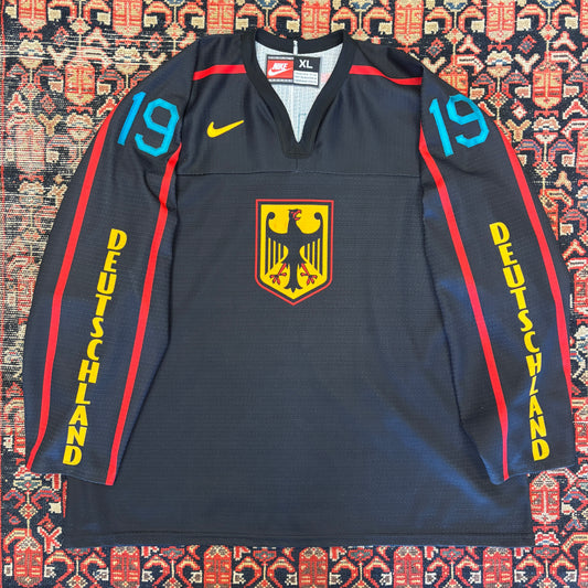 1990s Nike Germany Marco Sturm Hockey Jersey