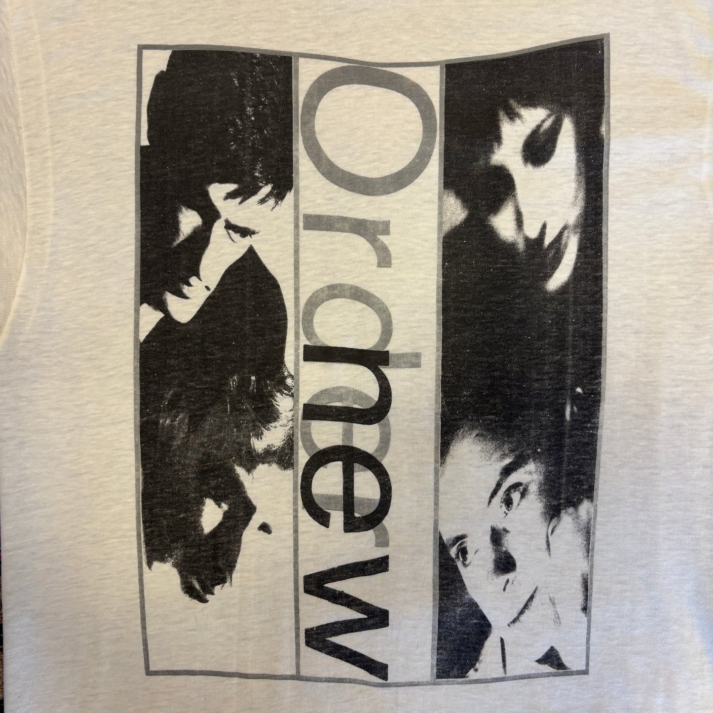 1980s New Order Faded Band Tee
