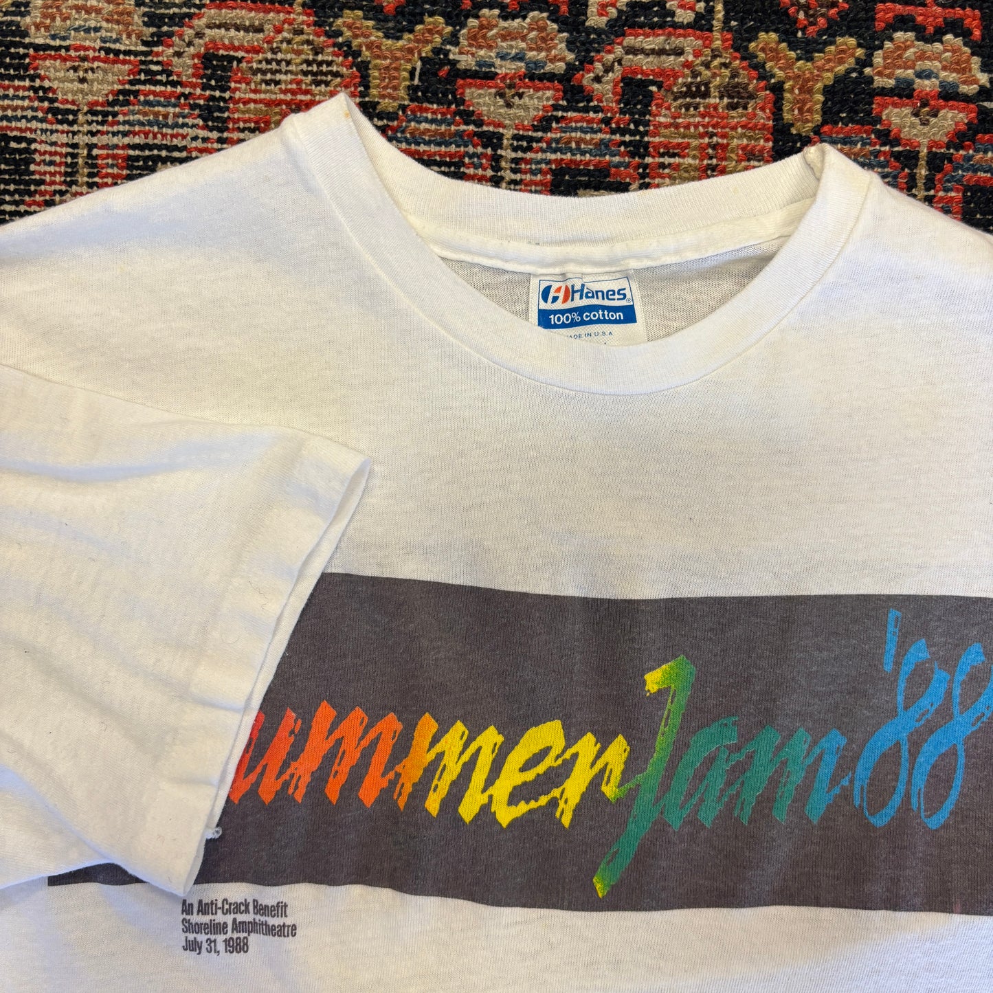 1988 Summer Jam Anti Crack Radio Concert Tee