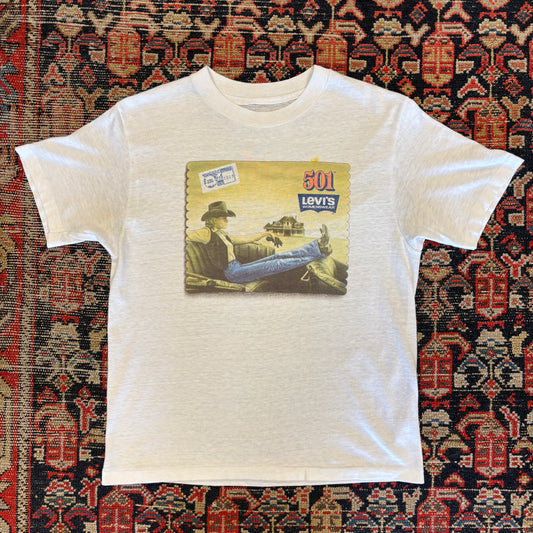 1980s Levi's Womenswear 501 Western Postcard Tee