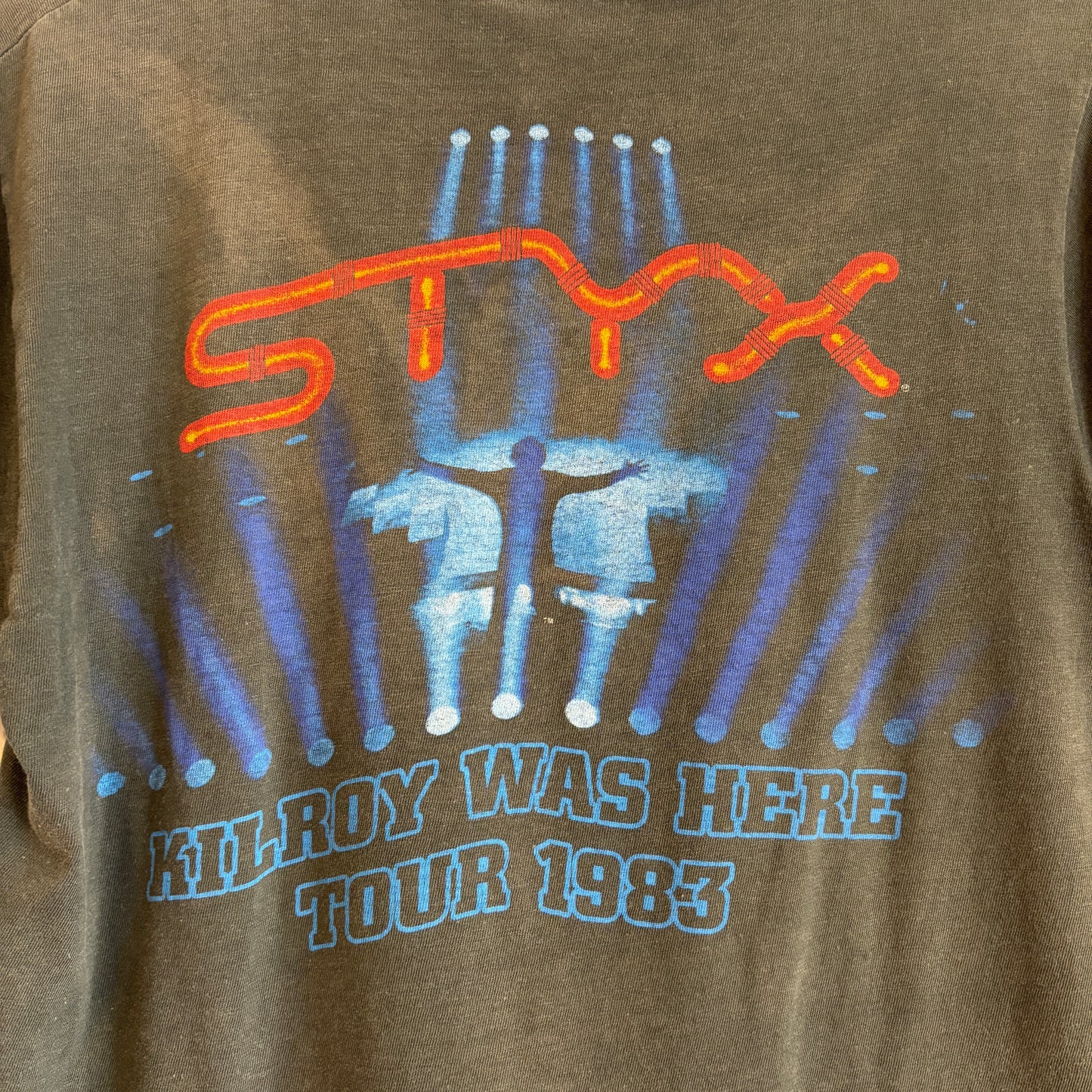 1983 STYX Faded Band Tee