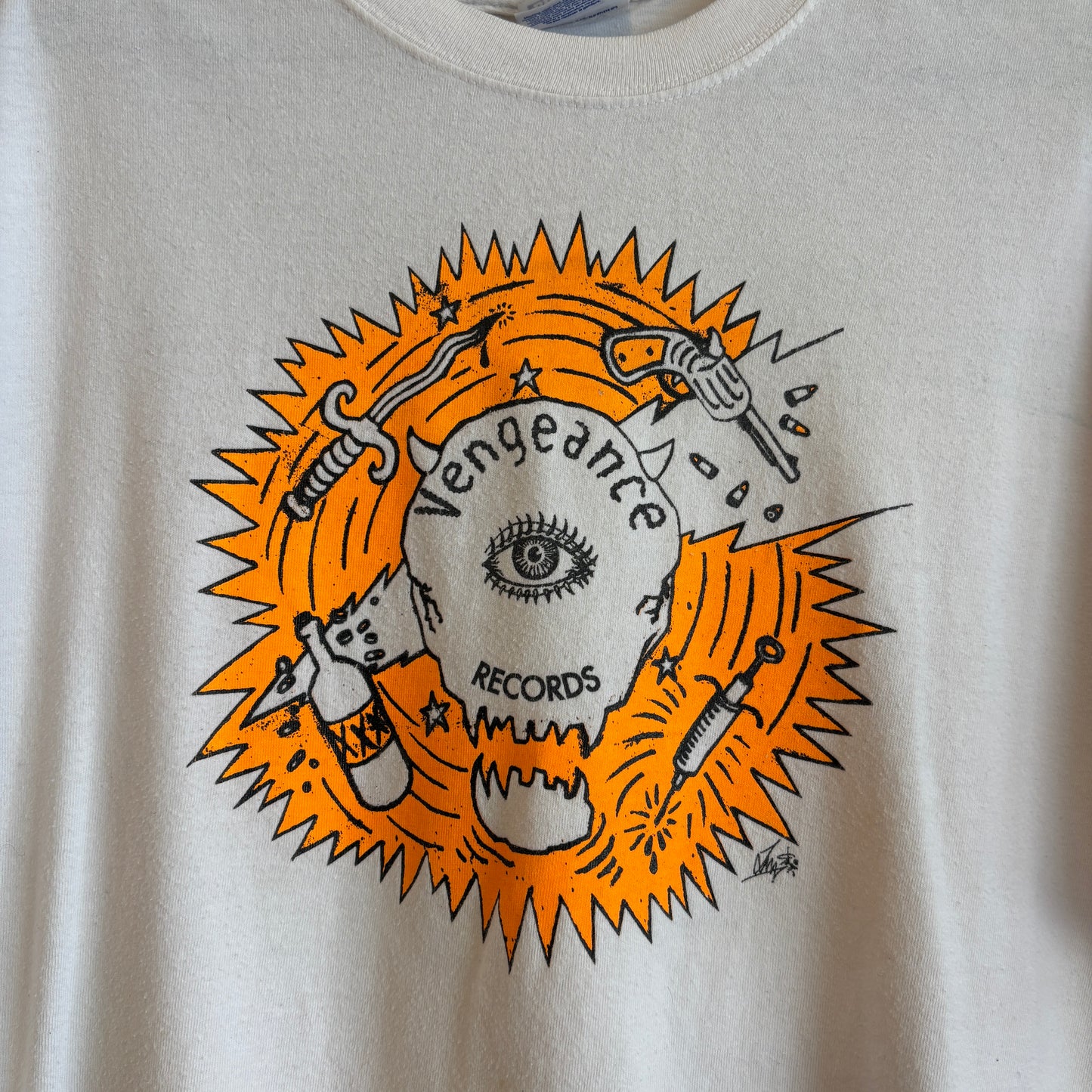 1990s The Cramps Vengeance Records Band Tee
