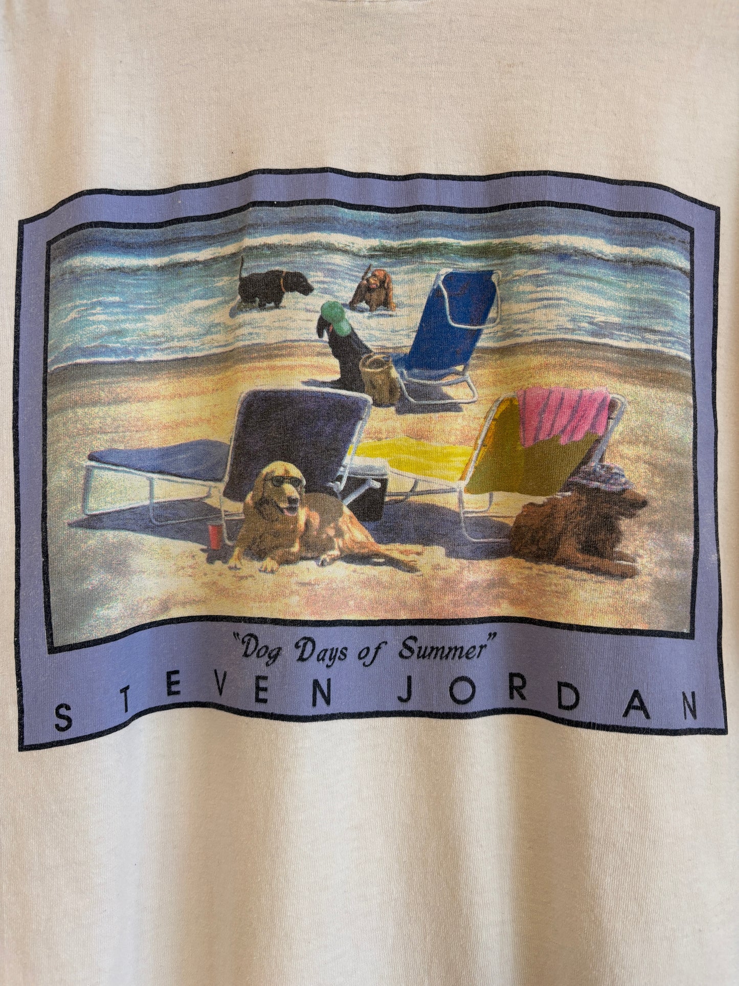 1990s Dog Days of Summer Steven Jordan Art Tee