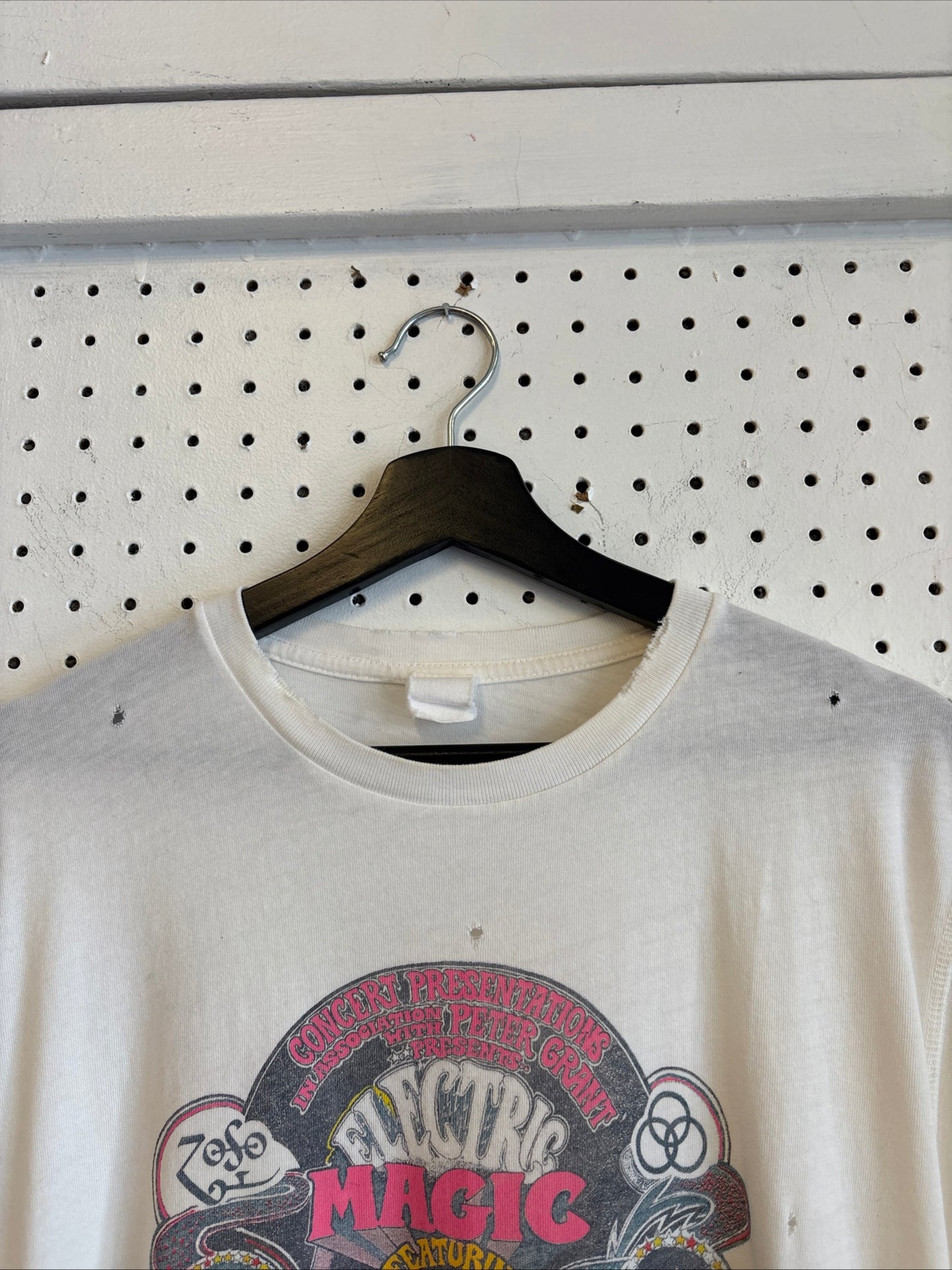 Made Worn 1980s Style Led Zeppelin Band Tee