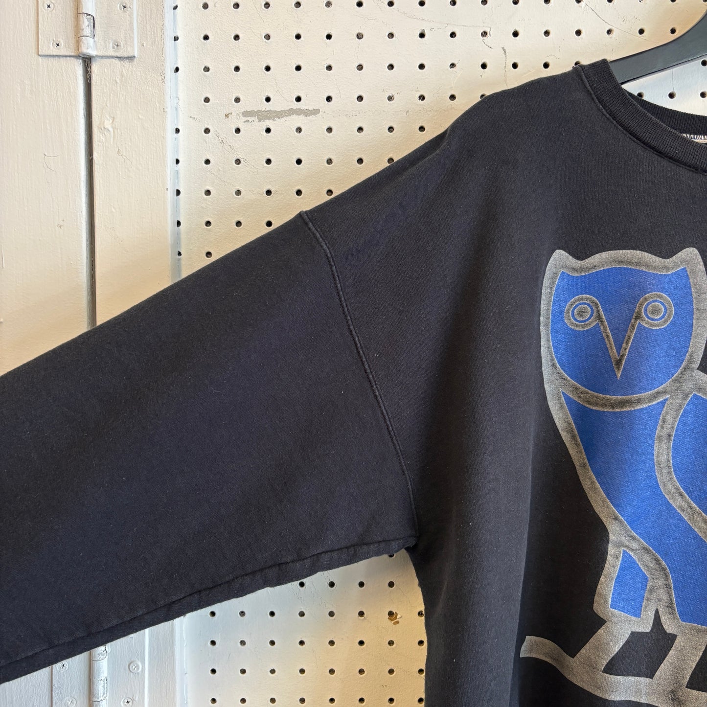 1990s Flaucy Fits Egyptian Hieroglyph Owl Crewneck