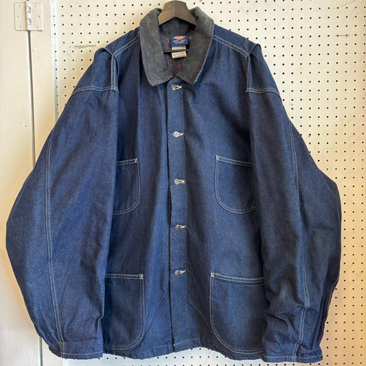 1990s Dickies Blanket Lined Denim Chore Coat