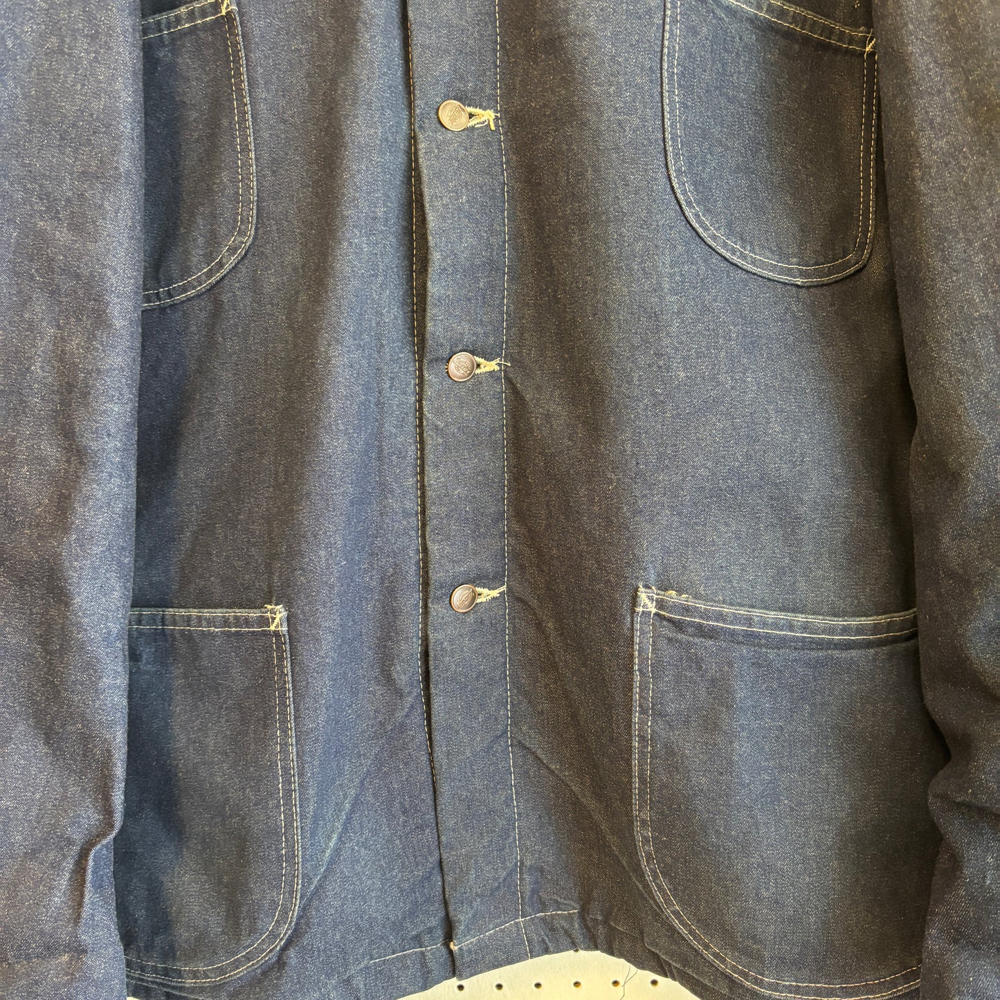 1990s Dickies Blanket Lined Denim Chore Coat