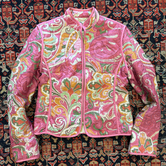 ETRO Milan Paisley Padded Cropped Blouson