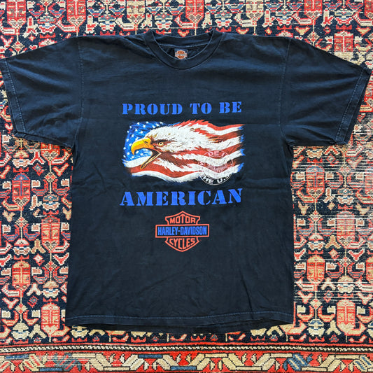 2000s Vintage Harley Davidson Twin Towers Tee