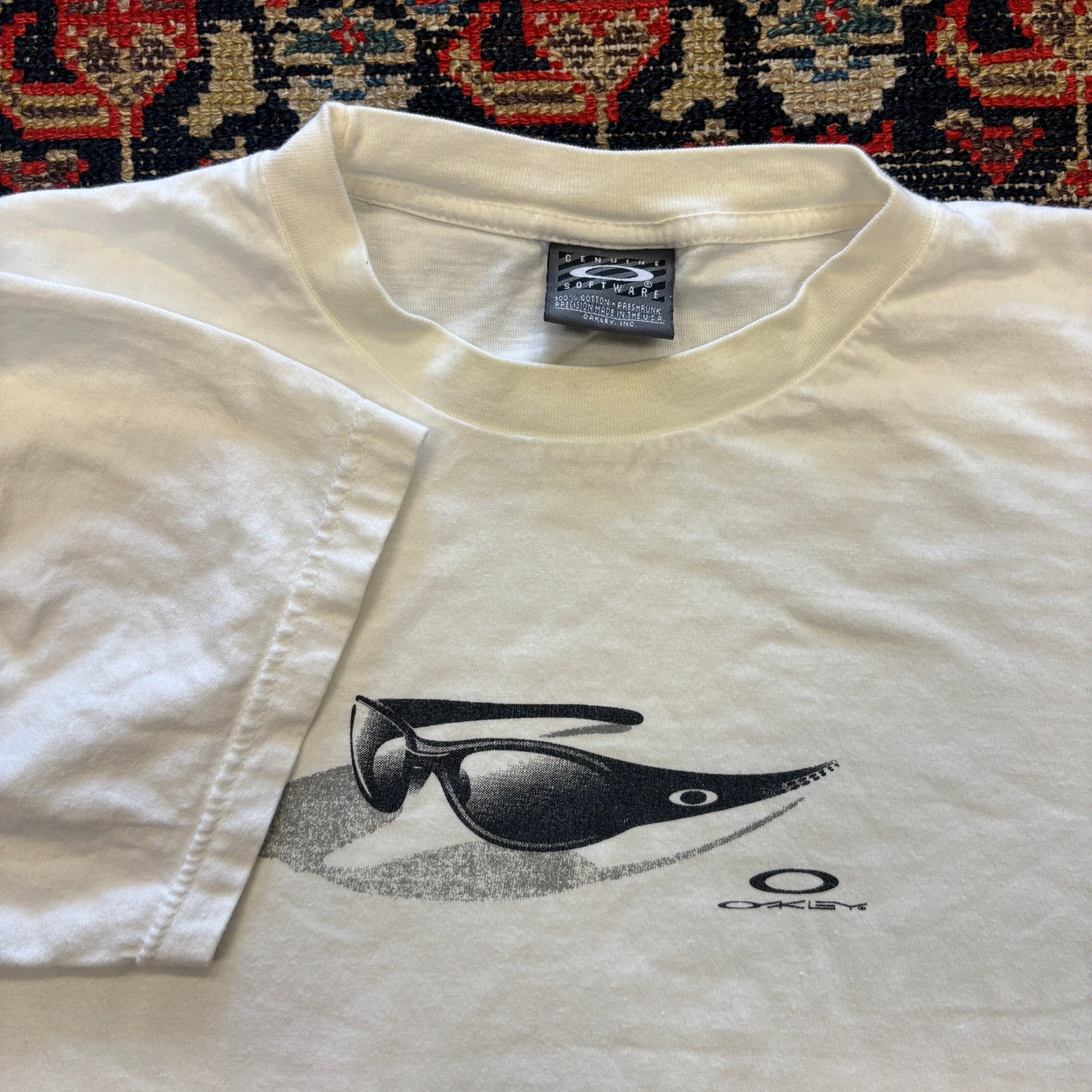 2000s Vintage Oakley Software Straight Jacket Glasses Tee
