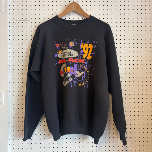 1990s Vintage Bay Area Black Comedy Competition Crewneck