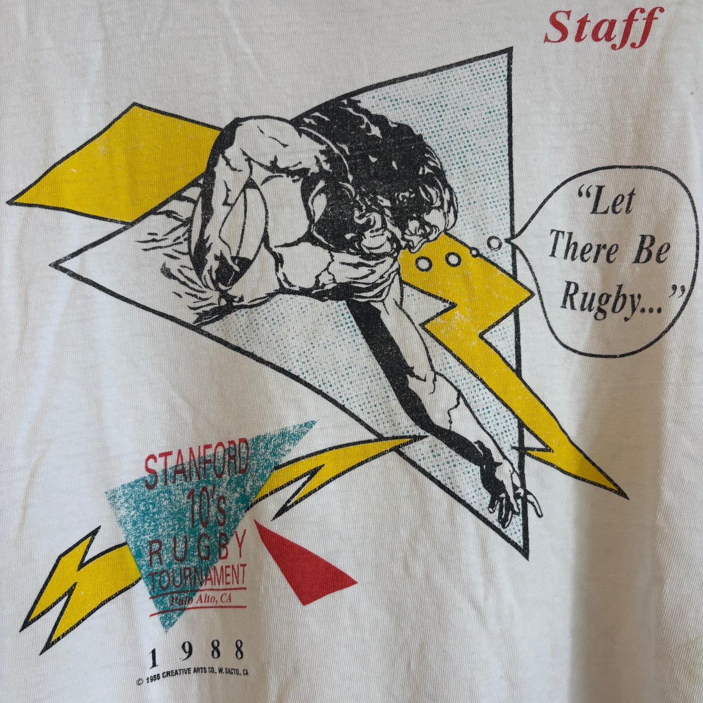 1980s Vintage Stanford Rugby Tournament Tee