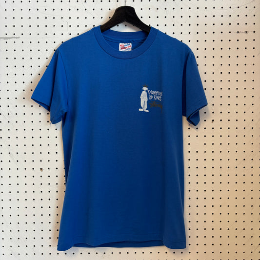 1990s Vintage Stussy Knowledge Is King Faded Tee