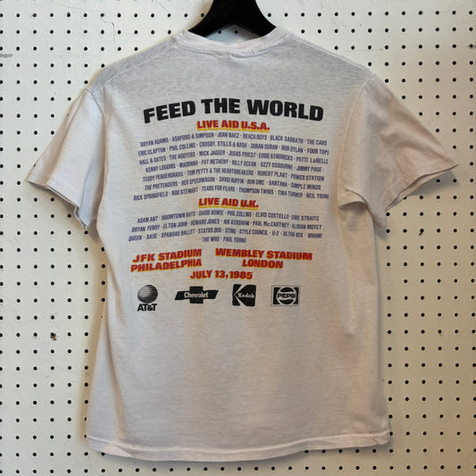 1980s Vintage Live Aid Charity Festival Tee