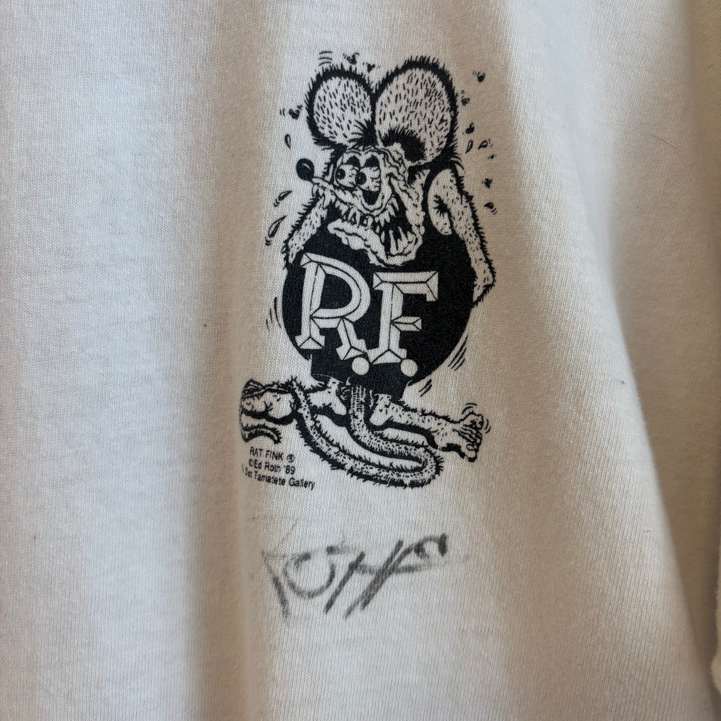 1992 Ed Roth Rat Fink x Von Dutch Biker Tee