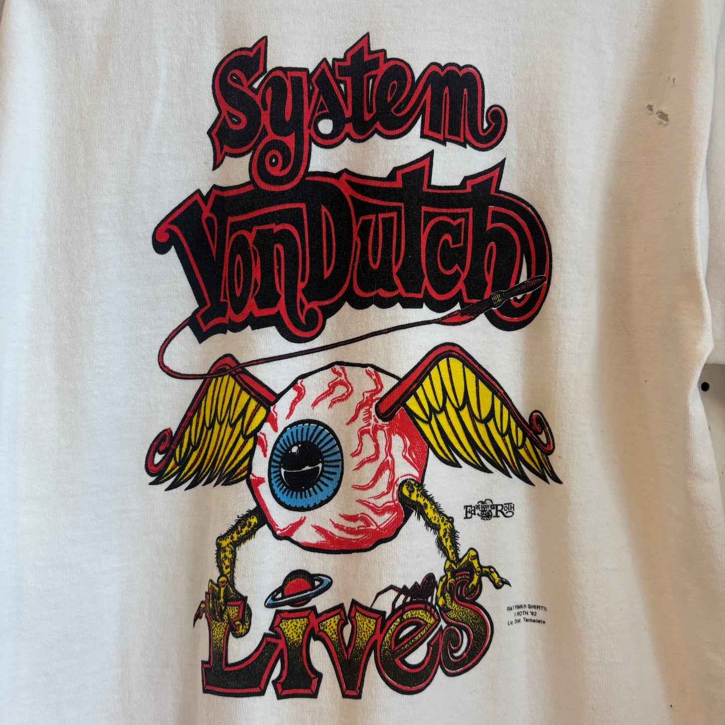 1992 Ed Roth Rat Fink x Von Dutch Biker Tee