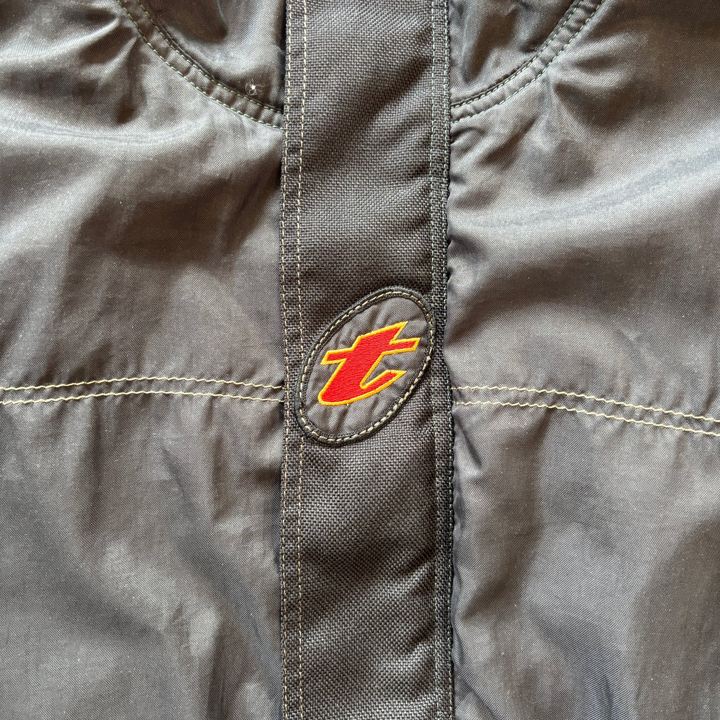 1990s Twist Graffiti Baggy Hooded Coat