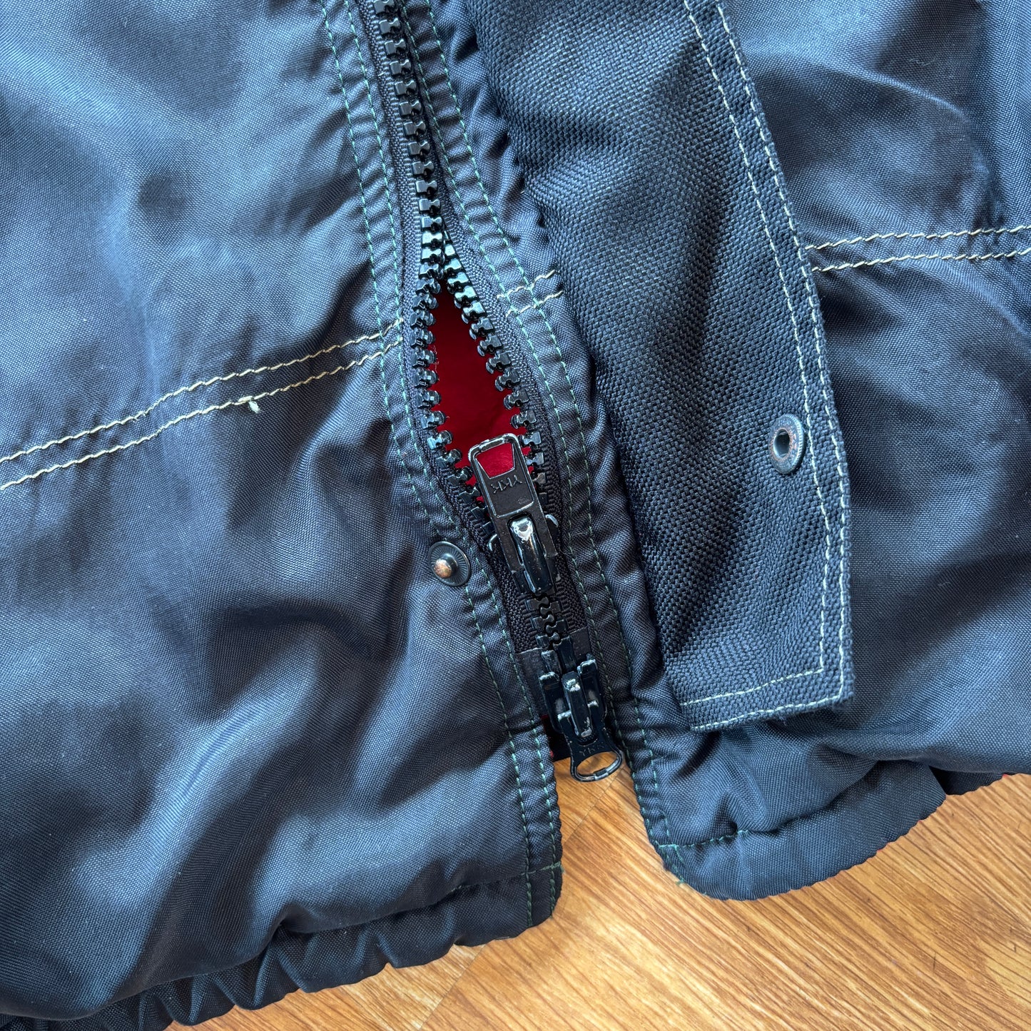 1990s Twist Graffiti Baggy Hooded Coat