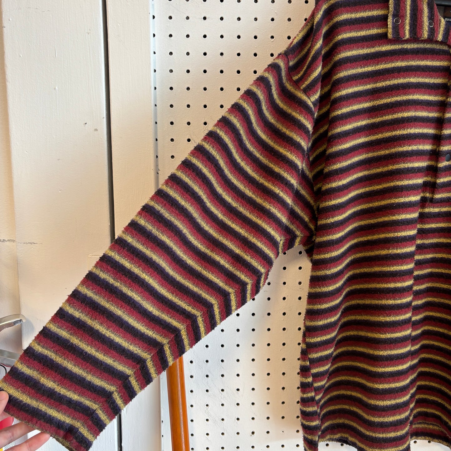 2005 Nike ACG Striped Fleece Button Up