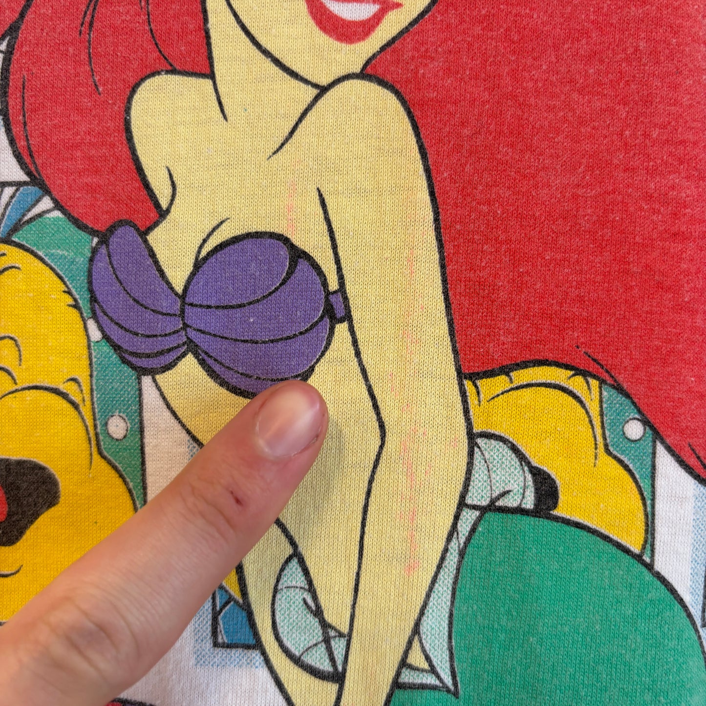 1990s The Little Mermaid Disney Graphic Youth Tee