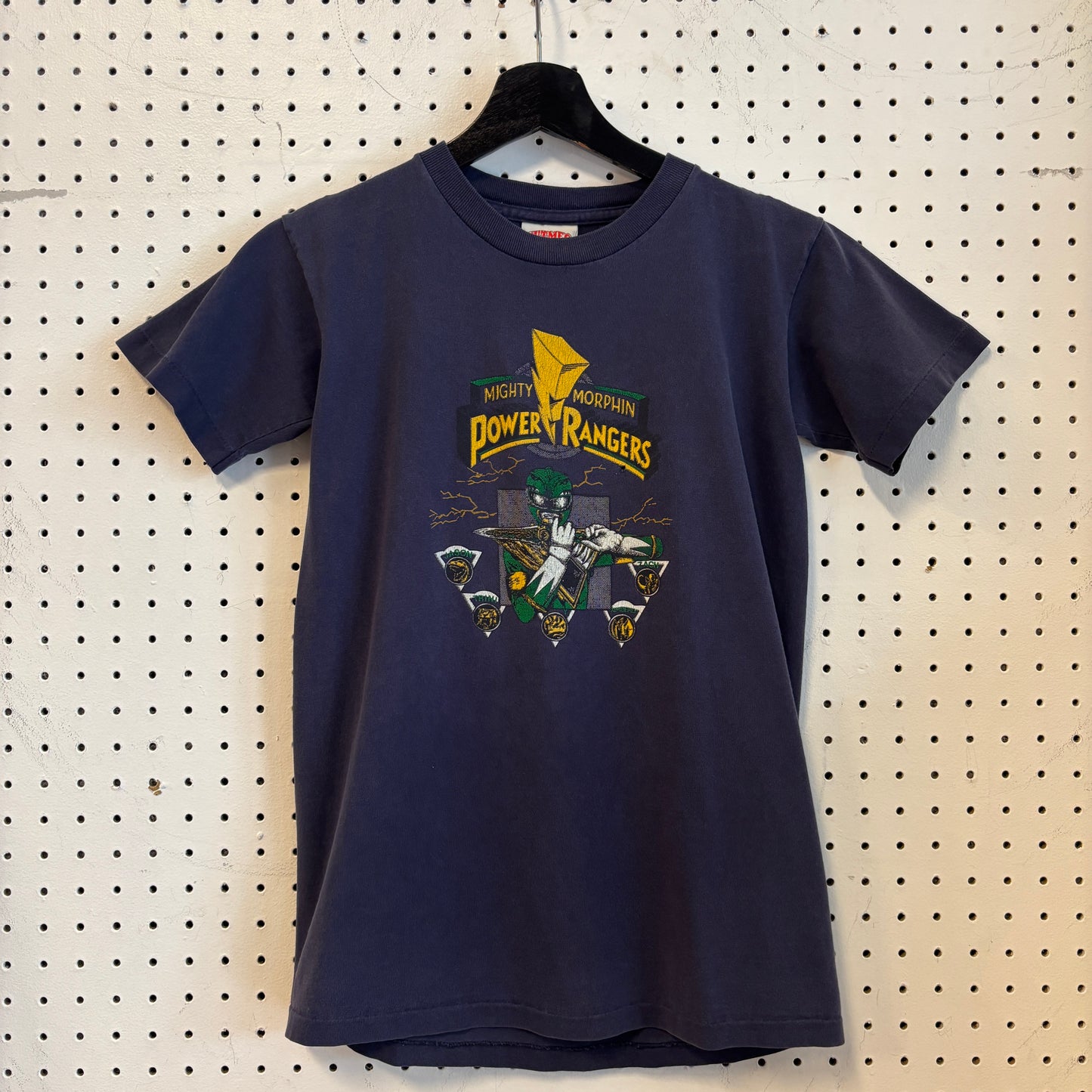 1990s Green Power Ranger Bootleg Youth Tee