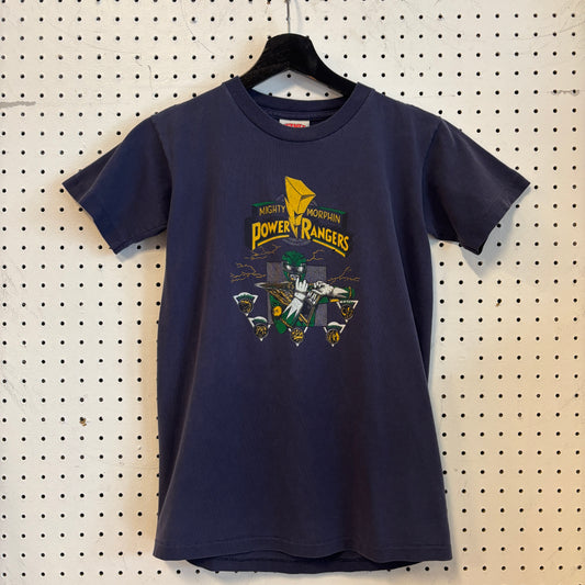 1990s Green Power Ranger Bootleg Youth Tee