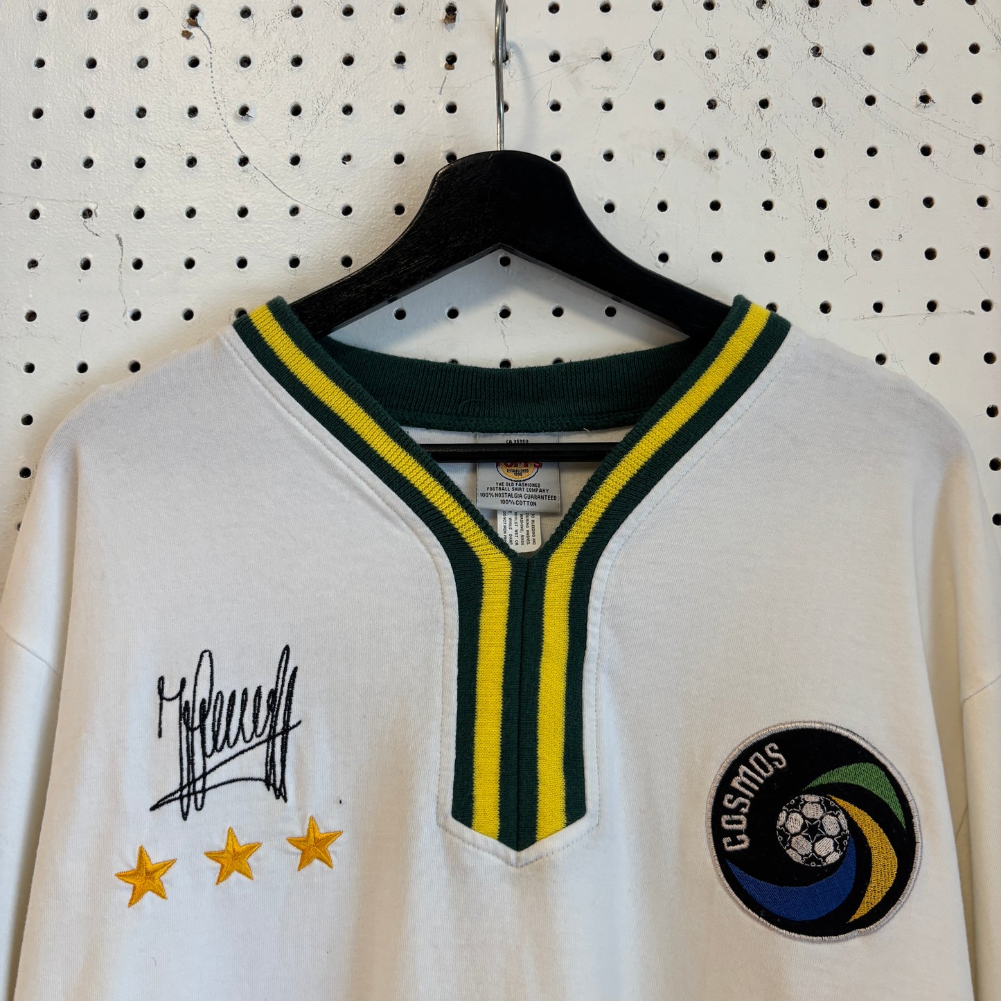 Toffs 1970s Style New York Cosmos 'Cruyff' Soccer Jersey